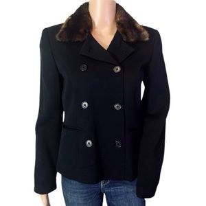 Lauren Ralph Lauren Fur Trim Jacket